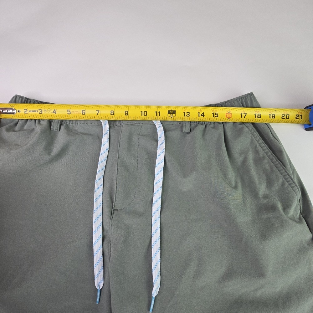 Chubbies Mens 2XL Hybrid Shorts Green Drawstring Regular Fit Stretch 6" inseam - Picture 8 of 15